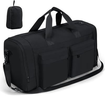 Sporttas 31L met schoenencompartiment - waterbestendig - weekend bagage met trunk strap - fitness en gym - SnelShoppen