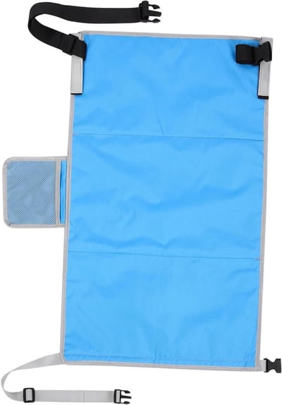 Vliegtuig Voetsteun - Reisbed Kinderen - Comfortabel Reizen - Universeel Verstelbaar - 77 x 44 cm - Hemelsblauw