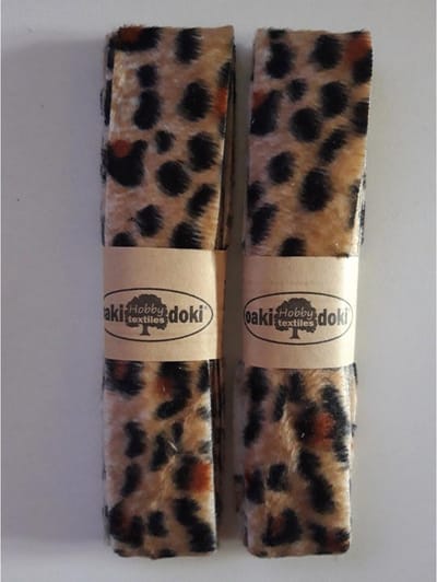 Oaki Doki Hyena band - Harig bandje van 2 x 125cm voor kleding en tassen