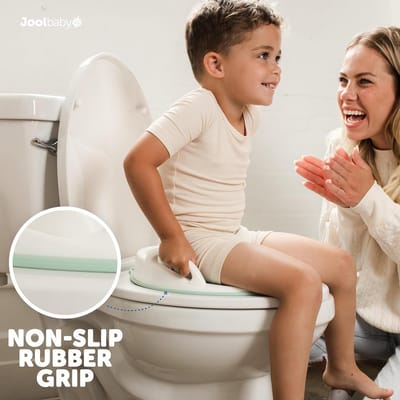 Zindelijkheidstrainingszitje voor jongens en meisjes - Antislip met spatbescherming en handgrepen