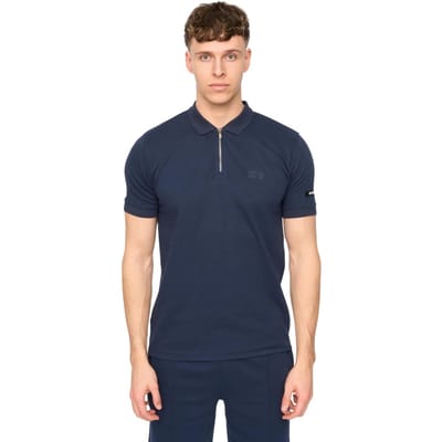 Duck and Cover Heren Sherborn Katoenen Poloshirt (Marineblauw)