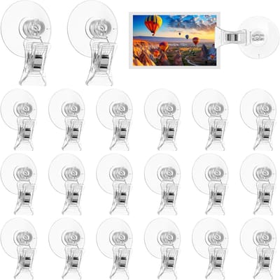 20 Stuks Zuignappen met Haken voor Glas, Badkamer, Koelkast en Aquariums - Ideaal voor Foto Props en Kantoor Gebruik