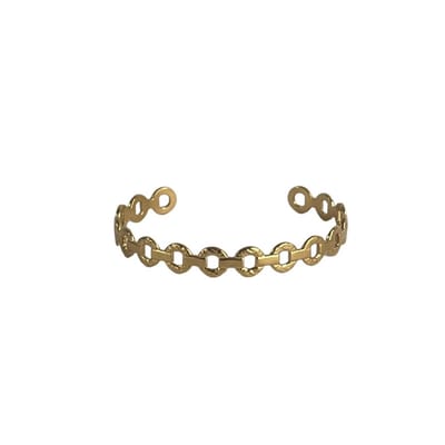 Lovelockers® | Armband | Bangle | Goudkleurig | Stainless steel | Schakelarmband | Cadeautje voor haar | Moederdag