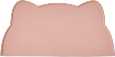 Daity Een voerbakmat voor katten, een siliconen voerbakmat voor huisdieren, geschikt voor vloeren, antislip en waterdicht, kan ook gebruikt worden als onderlegger voor de waterbak van een hond, 44*25,5 cm (roze).