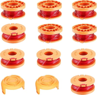 Vervangende Graskant Cutter Spoel voor Grasmaaiers, 20V, 1.65mm Dikte, 3m Draad, 10 Stuks