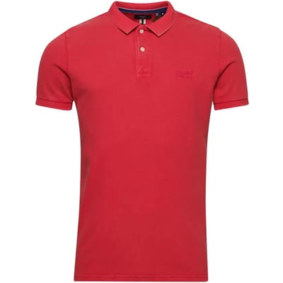 Superdry Vintage Destroy Polo Heren - Maat M