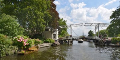 Fotobehang Vecht brug bij Vreeland 250 x 260 cm - € 175,--