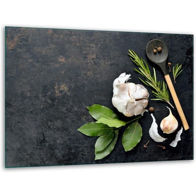 TMK ArtDeko - Snijplank - 40x30 cm - Glas - Antislip Viltjes