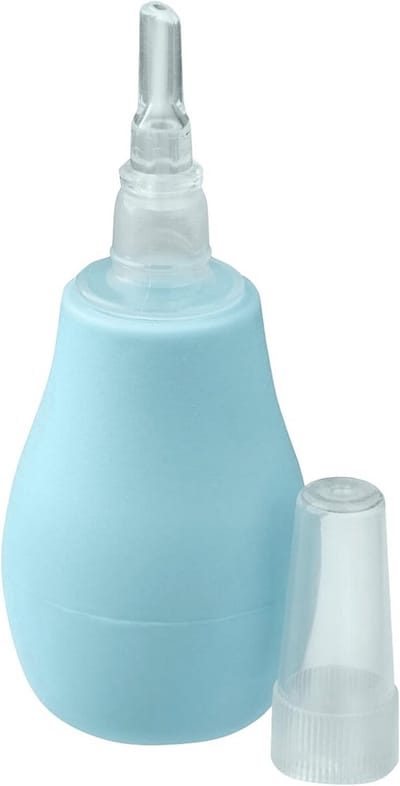 Baby Neusreiniger - Neuszuiger Baby - Baby Neus Reinigen - Flexibele Siliconen Punt - 156 cm - Turquoise