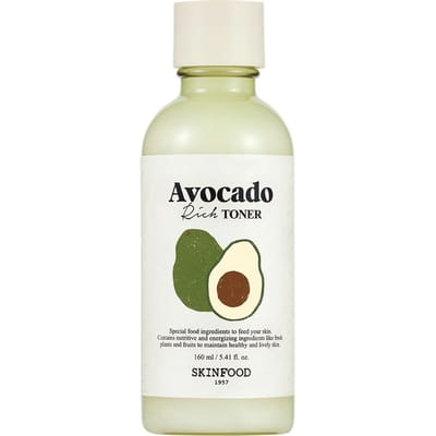 SKINFOOD Avocado Rich Face Toner – Hydraterende toner met avocado-olie 160 Tonicum