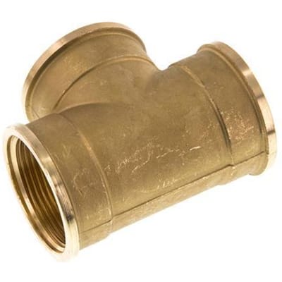 G 1 1/2'' Messing T-stuk 16 Bar - FL3T-F-B-112G