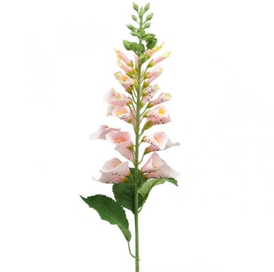 Kunstweidebloem vingerhoedskruid roze zijden bloem 90cm