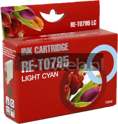 Huismerk Epson T0795 licht cyaan (Compatible XXL)