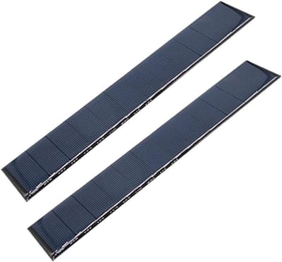 Zonnepanelen - Zonnecellen - Kleine apparaten opladen - Compact ontwerp - 245x44mm - Zwart