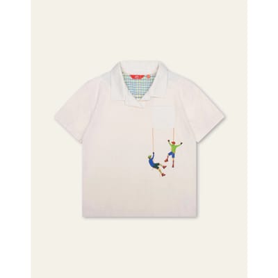 Oilily Timothy T-Shirt- maat122/7yr Turtle Dove