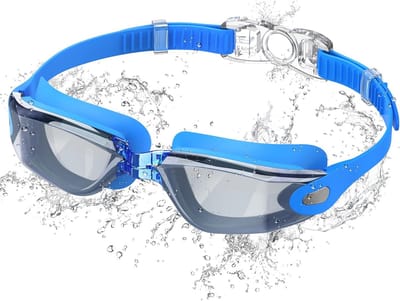 Zwembril met Anti-Condens & UV-Bescherming - 180° HD Zicht, Snelverstelling, Siliconen Afdichting, Uniseks Model