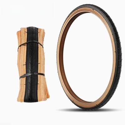 Fietsband - Dikke Buitenband - Woon-werkverkeer Fietsen - Verdikte Lekbescherming - 26 inch - Khaki