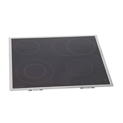 AEG glasplaat met kader, inox, Dieter Knoll Collection, 576x506mm 3058135181
