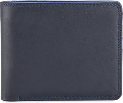 Mywalit RFID Billfold Wallet with Coin Pocket Nappa Midnight