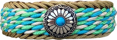 Paracord Double Magic Frog pakket neon turquoise/mint type II - DIY set