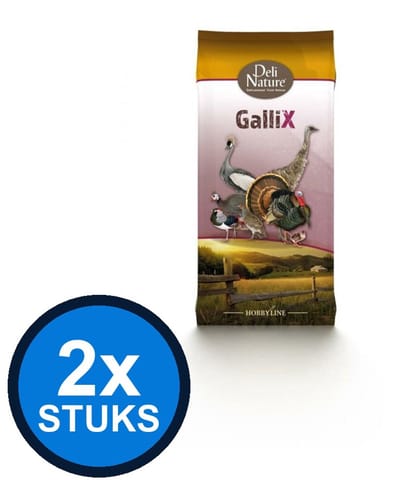 2x Deli Nature - GalliX ornamental super start 4kg - Pluimveevoer - 4 kg