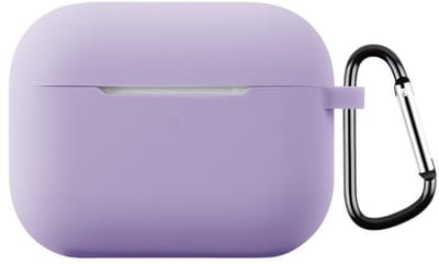 Telestore - hoesje geschikt voor AirPods Pro 3 soft case cover - paars - TPU hoesje Beschermhoes - AirPods Pro 3 Cover - AirPods pro 3 hoesje - Geschikt voor Apple AirPods Pro 3 - gel hoesje met sleutelhanger