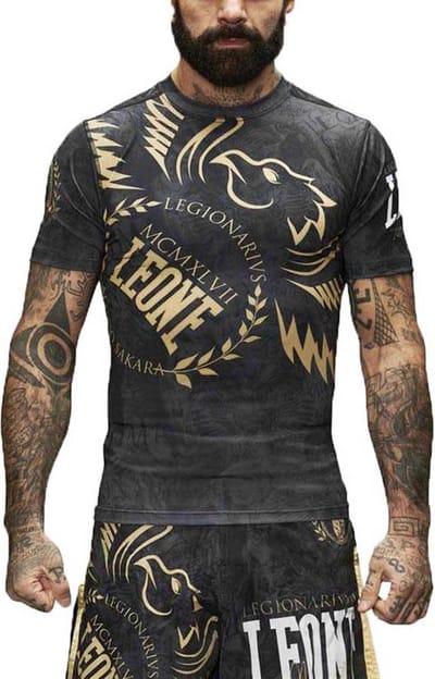 Leone1947 Legionarivs T-shirt Met Korte Mouwen Zwart M Man