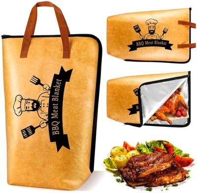 Dailygoods- Warmhoudzak Vijf Lagen Isolatie - Barbecue Accessoire - Campingaccessoire - Brede Opening - Ideaal voor Vlees - 38 x 55 x 17 cm - Barbecue Tas