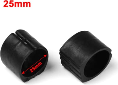 FSW-Products - 2 Stuks Stoelpootdoppen Ronde Buisframes - 25 mm dia - Viltjes - Vloerbeschermers Buisframe Stoelpoten - Meubelvilt - Plakvilt - Vilt - Vloerglijders