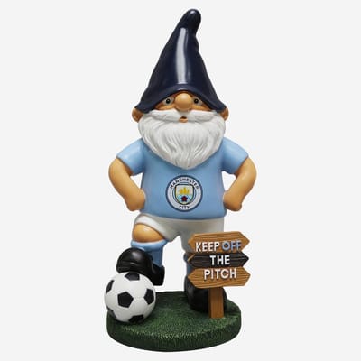 Tuinkabouter Voetbal Manchester City Premier League Indoor/Outdoor Ornament