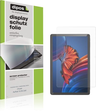 dipos – 2x Matte Beschermfolie geschikt voor Chuwi AuPad 10.95 Zoll | Krasbestendige & antireflecterende Screenprotector Ultra-Thin