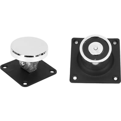 Support de porte électromagnétique 12V-24V 132.3lb Ventouse puissante Butée pour portes en bois et en fer