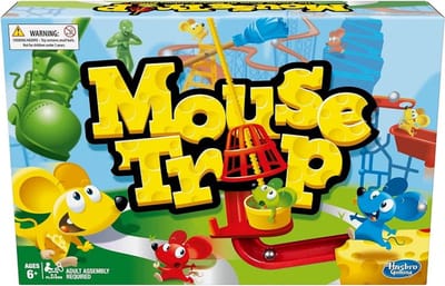 Hasbro - Grappig Bordspel - Pułapka na Myszy - 6 Plus - Voor 2-4 Spelers
