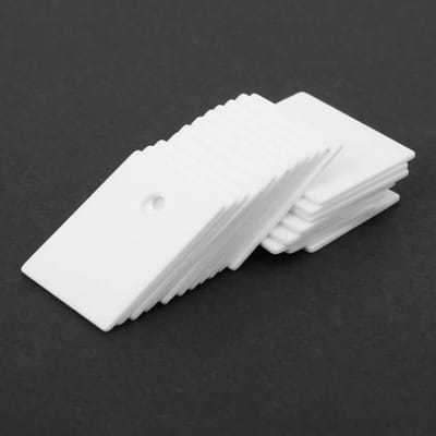 Dailygoods - Aluminiumoxide-keramische isolatiefolie - TO-247 - Hoge temperatuurbestendigheid - 100 stuks - MOS-transistor koeling - koelpad