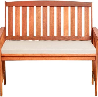 Buitenbankkussen - Tuinkussen - Ontspannen Zitten - Waterafstotend Materiaal - 150 cm - Beige