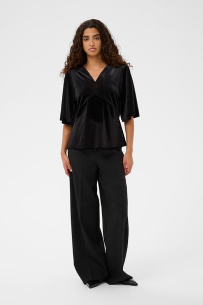 Blouse met lange mouwen SLVelera Blouse met lange mouwen Feminine black
