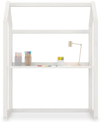 Kinderbureau TINA, in hoogte verstelbaar – Wit