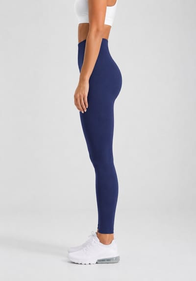 SparkNine Serenafit sportlegging - XS - blauw - hoge taille - zacht & comfortabel materiaal - tweede huid - stretch - buikcontrole