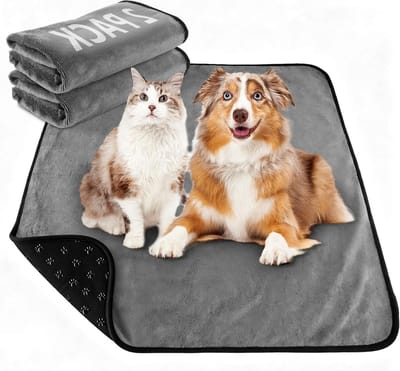 Wasbare Puppy Mat 100 x 70 cm - Herbruikbare, Super Absorbente Hondendekens voor Puppy’s, Oudere of Incontinentie Honden - Ideaal voor Training en Comfort
