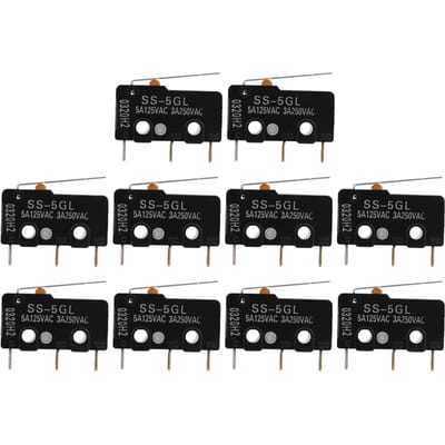 10 stuks Eindschakelaar 3D-printer Accessoires voor ENDSTOP RAMPS 1.4 SS‑5GL Mini-schakelaars