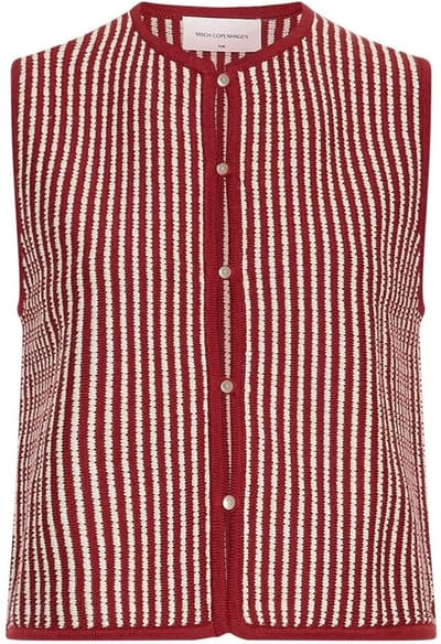 MSCH Priscilla Vest Rhubarb/Sand