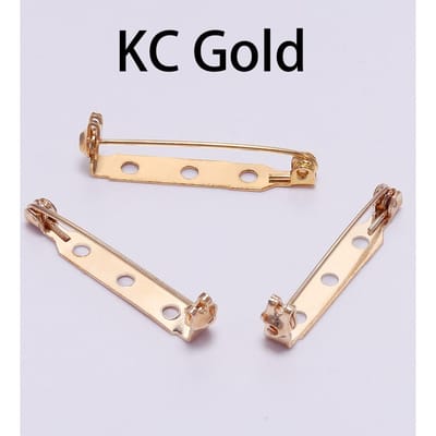 20-50 Stuks 20 25 32 38 Mm Broche Clip Basis Pin Leeg Veiligheidsslot Broche Pin Basis Badgehouder Voor Doe-het-zelf Sieraden Maken Benodigheden 20mm
