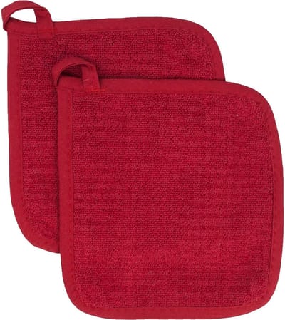 longziming Set van 2 Pannenlappen - Warmtebestendige Matten - Pannen Onderzetter - Ovenlap - Keukenplacemat - Herbruikbaar en Duurzaam - 18x18CM