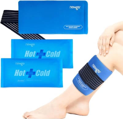 Herbruikbare Koelpacks en Warmtekompres - 2 Stuks - Ideaal voor Blessures aan Pols, Arm, Knie, Hals, Enkel - 27,5 x 13,5 cm