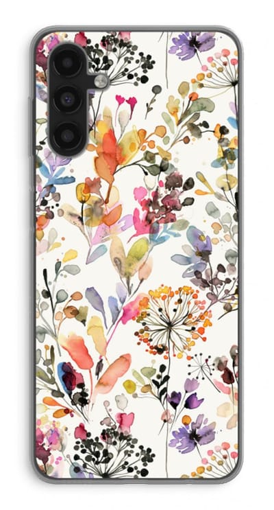 Case Company® - Hoesje geschikt voor Samsung Galaxy A04s hoesje - Wilde grassen - Soft Cover Telefoonhoesje - Bescherming aan alle Kanten en Schermrand