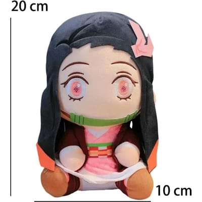 @20cm Hete Japan Demon Slayer Pluche Poppen Schattige Anime Kimetsu No Yaiba Kamado Tanjirou Nezuko Zenitsu Kyoujurou Speelgoed Kinderen Duurzaam Cadeaus
