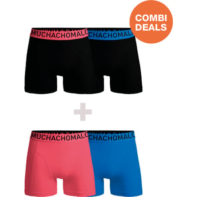 Muchachomalo Boxershort Heren – 4 Pack – Microfiber – Sport Ondergoed – Kleding – Heren Ondergoed – Sneldrogend – Onderbroeken Heren