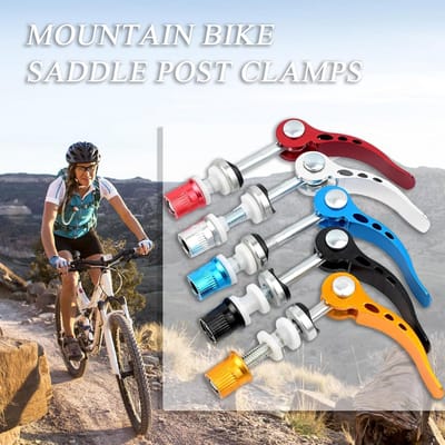 Fiets Zadelpen Klem met Snelsluiting - Verstelbaar voor Mountainbike en Racefiets