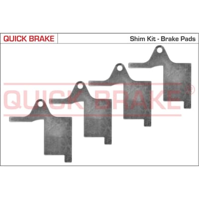 Anti-knarsfolie, remvoering (rugplaat) QUICK BRAKE 2896K
