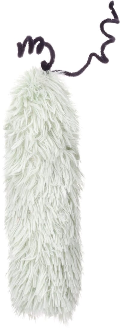Roepi Rups – Groen - 33 x 10,5 x 9 cm - Pluche Kattenspeeltje met Catnip en Knispergeluid